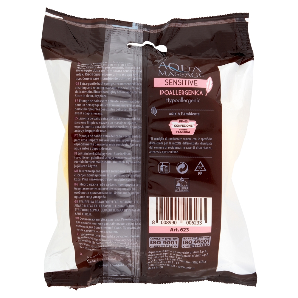 Aquamassage Sensitive Spugna Bagno Extra Delicata